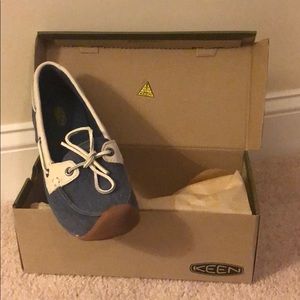 Keen Catalina Canvas Boat Shoe NIB 9M